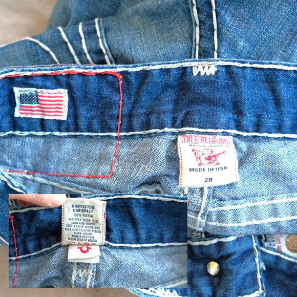 True Religion Ricky Super T Straight Legged Jeans - Picture 7 of 8